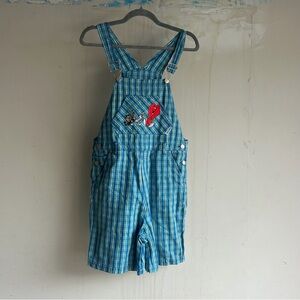 Looney Tunes Blue Gingham Overalls